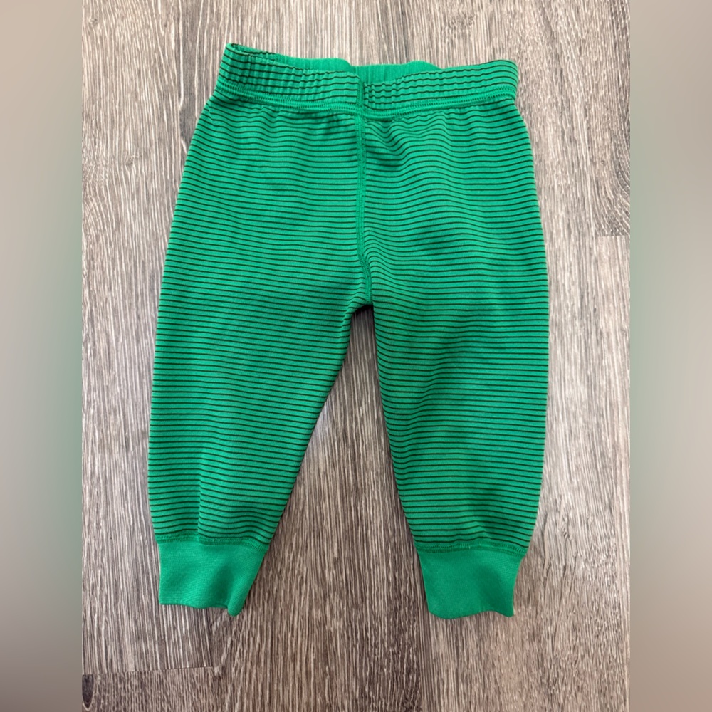 Patagonia Baby Green Striped Pants
